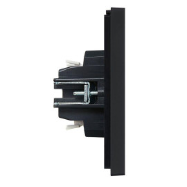 Выключатель 1-кл. СП FORTE&PIANO 10А FP101 черн. IEK FP-V10-0-10-1-K02