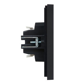 Выключатель 1-кл. СП FORTE&PIANO 10А FP102 с индикацией черн. IEK FP-V10-1-10-1-K02