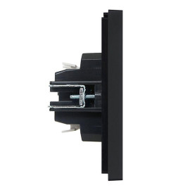 Выключатель проходной 1-кл. СП FORTE&PIANO 10А FP103 черн. IEK FP-V12-0-10-1-K02