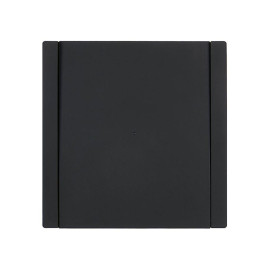 Выключатель проходной 1-кл. СП FORTE&PIANO 10А FP104 с индикацией черн. IEK FP-V12-1-10-1-K02