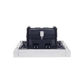 Выключатель 2-кл. СП FORTE&PIANO 10А FP205 бел. IEK FP-V20-0-10-1-K01