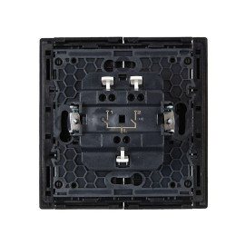 Выключатель 2-кл. СП FORTE&PIANO 10А FP105 черн. IEK FP-V20-0-10-1-K02