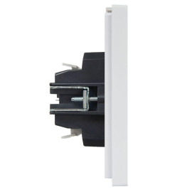 Выключатель 2-кл. СП FORTE&PIANO 10А FP206 с индикацией бел. IEK FP-V20-1-10-1-K01