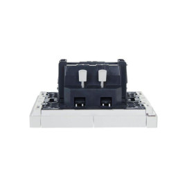 Выключатель 2-кл. СП FORTE&PIANO 10А FP206 с индикацией бел. IEK FP-V20-1-10-1-K01