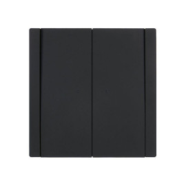 Выключатель 2-кл. СП FORTE&PIANO 10А FP106 с индикацией черн. IEK FP-V20-1-10-1-K02