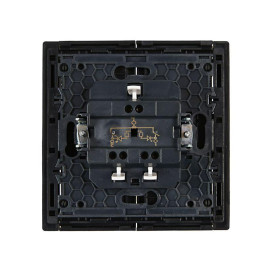 Выключатель 2-кл. СП FORTE&PIANO 10А FP106 с индикацией черн. IEK FP-V20-1-10-1-K02