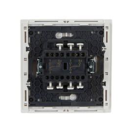 Выключатель проходной 2-кл. СП FORTE&PIANO 10А FP207 бел. IEK FP-V22-0-10-1-K01