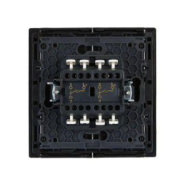 Выключатель проходной 2-кл. СП FORTE&PIANO 10А FP107 черн. IEK FP-V22-0-10-1-K02