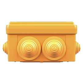 Коробка ответвительная FS 100х100х50мм IP55 4п 450В 6А 4кв.мм с кабельными вводами и клеммниками пластик. DKC FSB11404