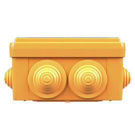 Коробка ответвительная FS 100х100х50мм IP55 5п 450В 20А 10кв.мм с кабельными вводами и клеммниками пластик. DKC FSB11510