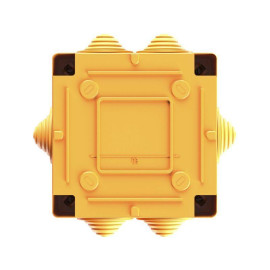 Коробка ответвительная FS 100х100х50мм IP55 5п 450В 20А 10кв.мм с кабельными вводами и клеммниками пластик. DKC FSB11510