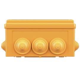 Коробка ответвительная FS 150х110х70мм IP55 4п 450В 32А 10кв.мм с кабельными вводами и клеммниками нерж. контакт пластик. DKC FSK21410