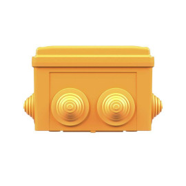 Коробка ответвительная FS 150х110х70мм IP55 4п 450В 32А 10кв.мм с кабельными вводами и клеммниками нерж. контакт пластик. DKC FSK21410