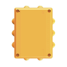 Коробка ответвительная FS 150х110х70мм IP55 4п 450В 32А 10кв.мм с кабельными вводами и клеммниками нерж. контакт пластик. DKC FSK21410