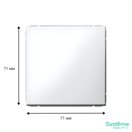 Выключатель 1-кл. ArtGallery 10AX быстрозажим. клем. механизм бел. SE GAL000111S