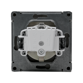 Розетка ArtGallery 16А с заземл. защ. шторки механизм бел. SE GAL000145