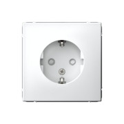 Розетка ArtGallery 16А с заземл. защ. шторки механизм бел. SE GAL000145