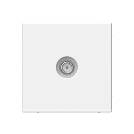 Розетка телевизионная проходная TV ArtGallery 4дБ механизм бел. SE GAL000192