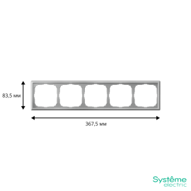 Рамка 5-м ArtGallery универс. алюм. SE GAL000305