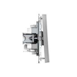 Выключатель 1-кл. ArtGallery 10AX быстрозажим. клем. механизм алюм. SE GAL000311S