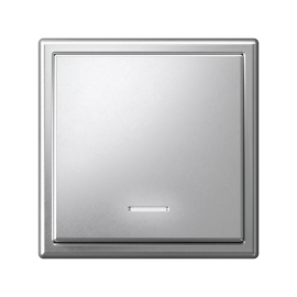 Выключатель 1-кл. ArtGallery (сх. 1а) 10AX с подсветкой механизм алюм. SE GAL000313