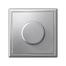 Светорегулятор поворотно-нажимной (диммер) ArtGallery LED RC 400Вт механизм алюм. SE GAL000323