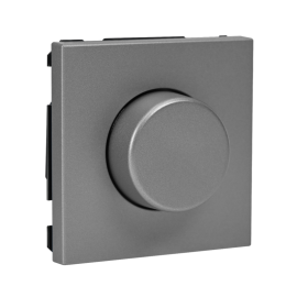 Светорегулятор поворотно-нажимной (диммер) ArtGallery LED RC 400Вт механизм алюм. SE GAL000323