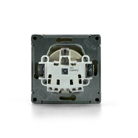 Розетка ArtGallery 16А с заземл. быстрозажим. клем. механизм алюм. SE GAL000343S