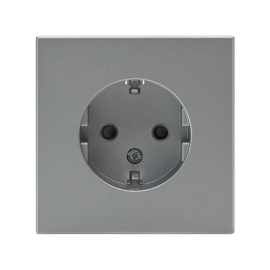 Розетка ArtGallery 16А с заземл. механизм алюм. SE GAL000343