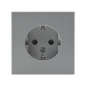 Розетка ArtGallery 16А с заземл. механизм алюм. SE GAL000343