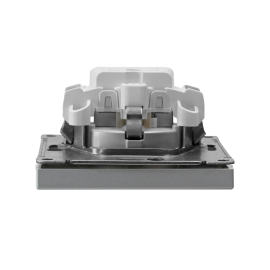 Розетка ArtGallery 16А с заземл. механизм алюм. SE GAL000343