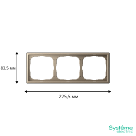 Рамка 3-м ArtGallery универс. шампань SE GAL000503