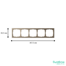 Рамка 5-м ArtGallery универс. шампань SE GAL000505