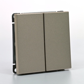 Выключатель 2-кл. ArtGallery (сх. 5) 10AX механизм шампань SE GAL000551