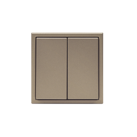 Выключатель 2-кл. ArtGallery (сх. 5) 10AX механизм шампань SE GAL000551