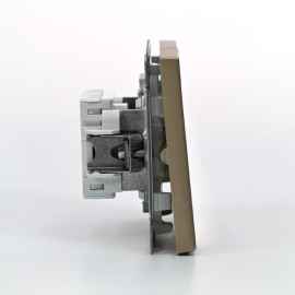 Выключатель 2-кл. ArtGallery (сх. 5) 10AX механизм шампань SE GAL000551