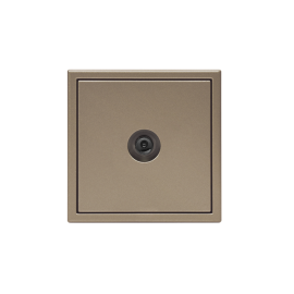 Розетка телевизионная оконечная TV ArtGallery 1дБ механизм шампань SE GAL000591