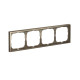 Рамка 4-м ArtGallery универс. мокко SE GAL000604