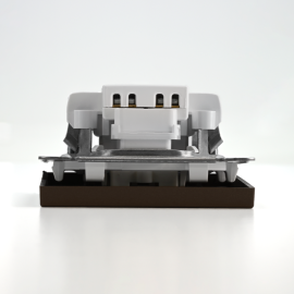 Выключатель 1-кл. ArtGallery (сх. 1а) 10AX с подсветкой механизм мокко SE GAL000613