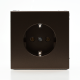 Розетка ArtGallery 16А с заземл. быстрозажим. клем. механизм мокко SE GAL000643S