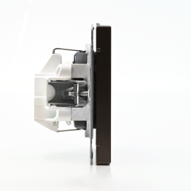 Розетка ArtGallery 16А с заземл. быстрозажим. клем. механизм мокко SE GAL000643S