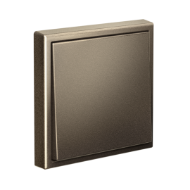 Переключатель 1-кл. ArtGallery 10AX быстрозажим. клем. механизм мокко SE GAL000661S