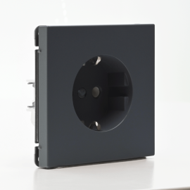 Розетка ArtGallery 16А с заземл. быстрозажим. клем. механизм грифель SE GAL000743S