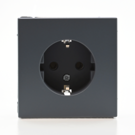 Розетка ArtGallery 16А с заземл. механизм грифель SE GAL000743