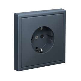 Розетка ArtGallery 16А с заземл. со шторками быстрозажим. клем. механизм грифель SE GAL000745S