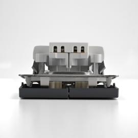 Выключатель 2-кл. ArtGallery (сх. 5) 10AX механизм грифель SE GAL000751