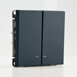 Выключатель 2-кл. ArtGallery (сх. 5а) 10AX с подсветкой механизм грифель SE GAL000753