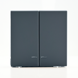 Выключатель 2-кл. ArtGallery (сх. 5а) 10AX с подсветкой механизм грифель SE GAL000753