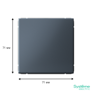 Переключатель 1-кл. ArtGallery (сх. 6) 10AX механизм грифель SE GAL000761