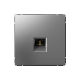 Розетка компьютерная ArtGallery RJ45 кат.5E механизм сталь SE GAL000983
